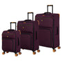 Compartment 21" Softside Carry-On 8 Wheel Spinner (Wine Mist)