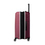 Convolved 3 Piece Hardside 8 Wheel Expandable Spinner Set (Muted Pink/Port)