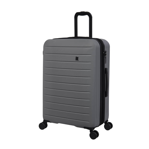 Legion 28" Hardside Checked 8 Wheel Expandable Spinner (Silver)