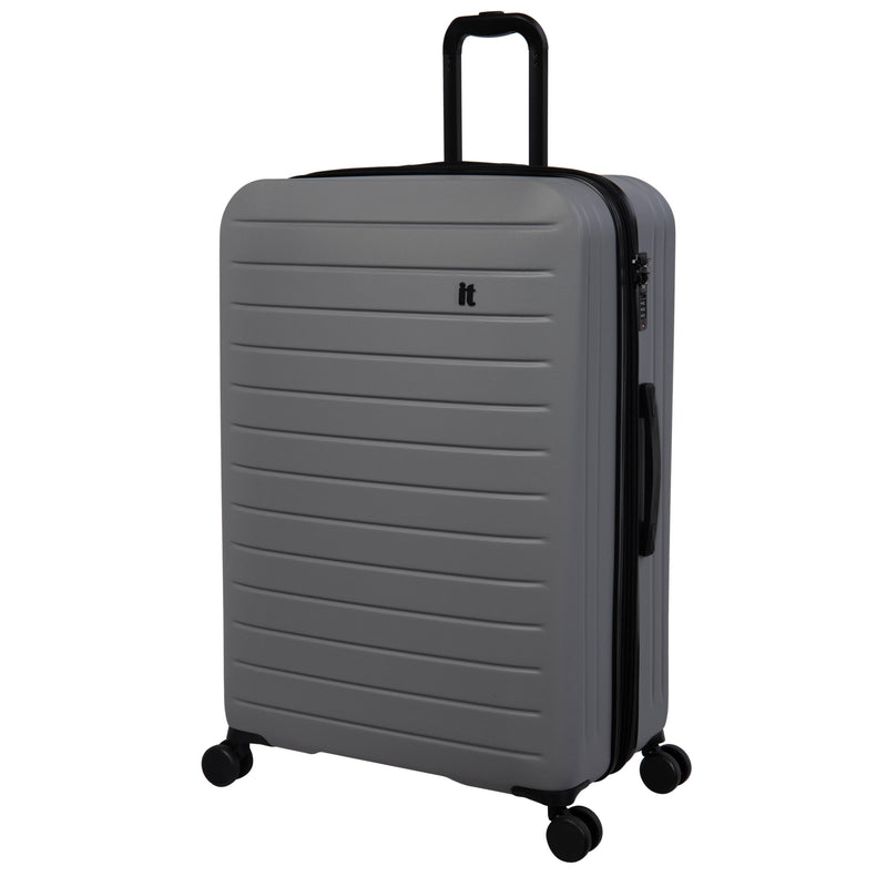 Legion 32" Hardside Checked 8 Wheel Expandable Spinner (Silver)