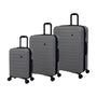 Legion 3 Piece Hardside 8 Wheel Expandable Spinner Set (Silver)