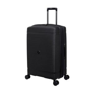 Unanimous 26" Hardside Checked 8 Wheel Expandable Spinner (Black)