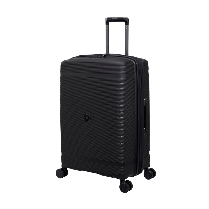 Unanimous 26" Hardside Checked 8 Wheel Expandable Spinner (Black)