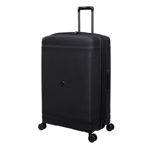 Unanimous 30" Hardside Checked 8 Wheel Expandable Spinner (Black)