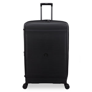 Unanimous 30" Hardside Checked 8 Wheel Expandable Spinner (Black)