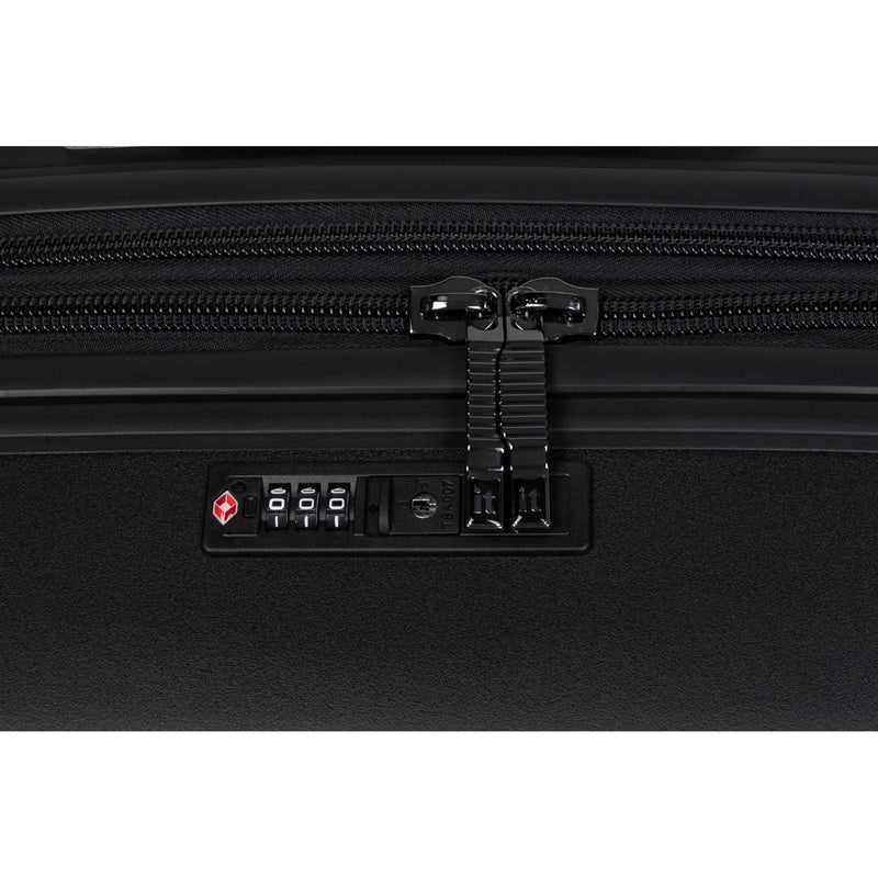 Unanimous 26" Hardside Checked 8 Wheel Expandable Spinner (Black)