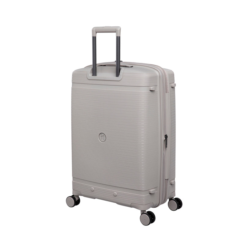 Unanimous 30" Hardside Checked 8 Wheel Expandable Spinner (Milk Tea)