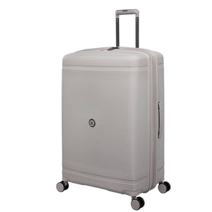 Unanimous 30" Hardside Checked 8 Wheel Expandable Spinner (Milk Tea)
