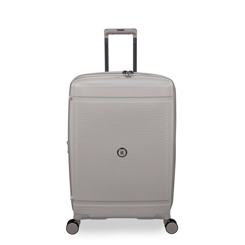 Unanimous 3 Piece Hardside 8 Wheel Expandable Spinner Set (Milk Tea)