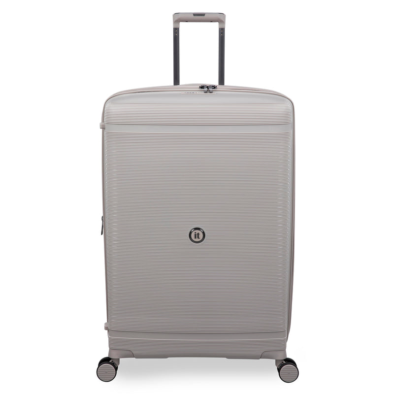 Unanimous 3 Piece Hardside 8 Wheel Expandable Spinner Set (Milk Tea)
