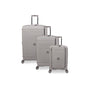 Unanimous 3 Piece Hardside 8 Wheel Expandable Spinner Set (Milk Tea)