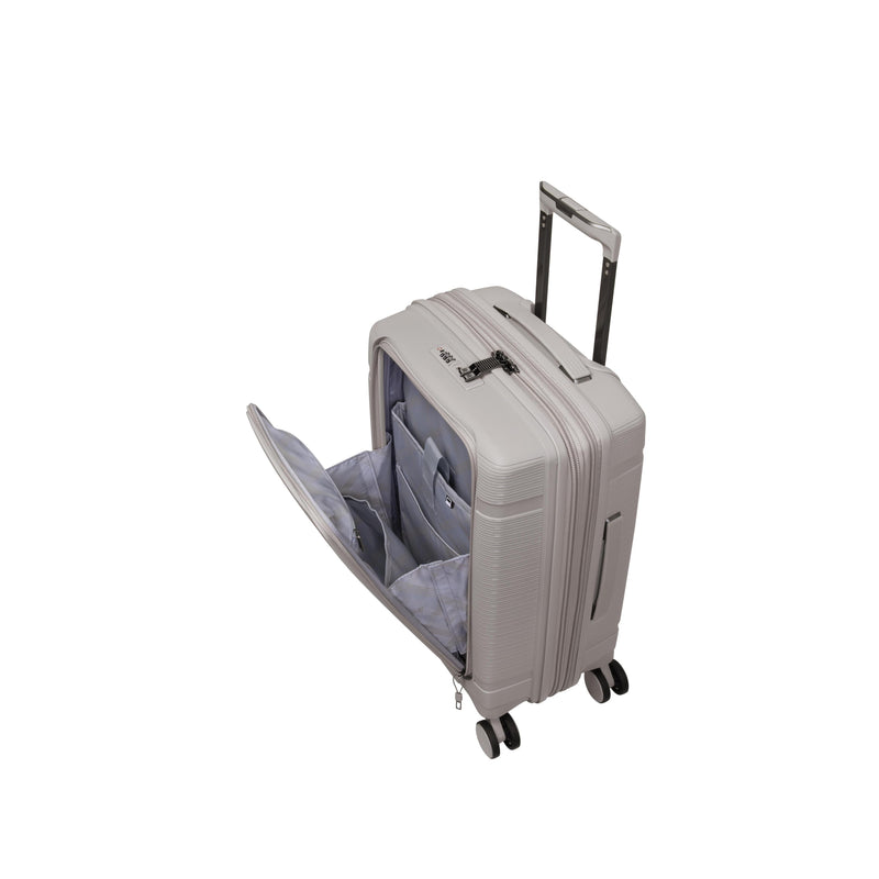 Unanimous 30" Hardside Checked 8 Wheel Expandable Spinner (Milk Tea)