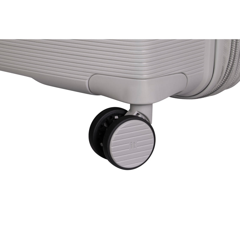 Unanimous 30" Hardside Checked 8 Wheel Expandable Spinner (Milk Tea)