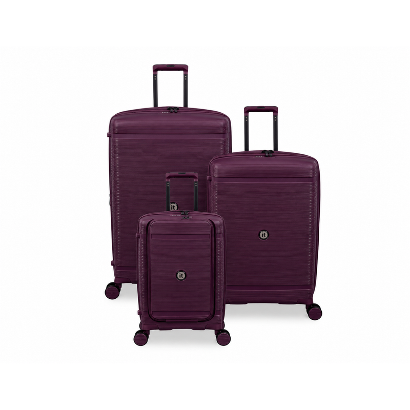 Unanimous 3 Piece Hardside 8 Wheel Expandable Spinner Set (Fig)
