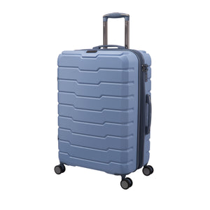 Prosperous 28" Hardside Checked 8 Wheel Expandable Spinner (Faded Denim)
