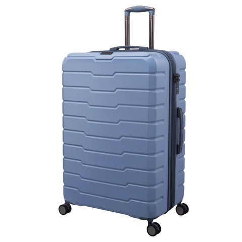Prosperous 32" Hardside Checked 8 Wheel Expandable Spinner (Faded Denim)