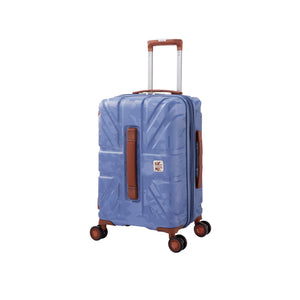 BRITBAG Okavango 22" Hardside Carry-On 8 Wheel Expandable Spinner (Elemental Blue)