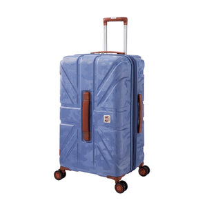 BRITBAG Okavango 32" Hardside Checked 8 Wheel Expandable Spinner (Elemental Blue)