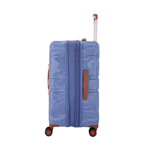 BRITBAG Okavango 22" Hardside Carry-On 8 Wheel Expandable Spinner (Elemental Blue)