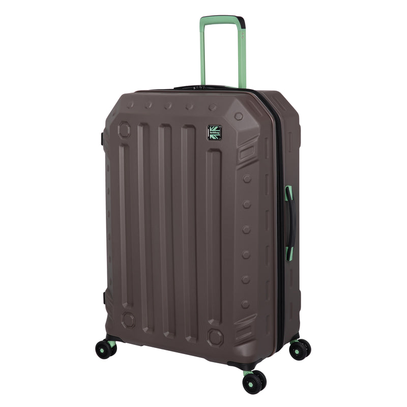 BRITBAG Gannett 31" Hardside Checked 8 Wheel Expandable Spinner (Falcon Haze)