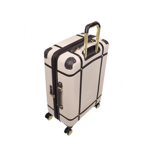 Superiority 22"  Hardside Carry-On 8 Wheel Expandable Spinner (Cream)