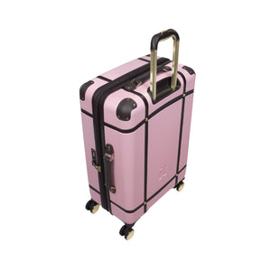 Superiority 32" Hardside Checked 8 Wheel Expandable Spinner (Silver Pink)