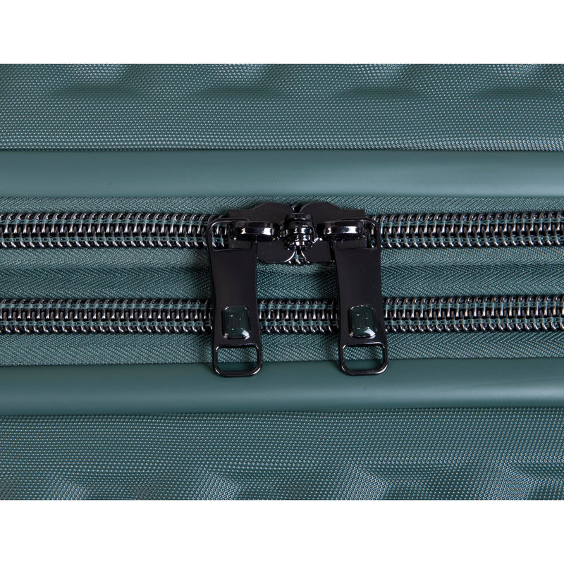 Glitzy 27" Hardside Checked 8 Wheel Expandable Spinner (Dark Forest)