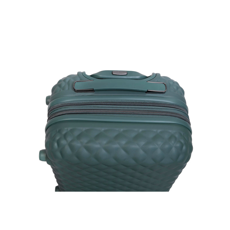 Glitzy 27" Hardside Checked 8 Wheel Expandable Spinner (Dark Forest)