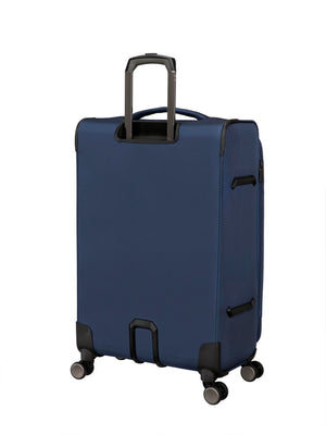Teleported 32" Softside Checked 8 Wheel Expandable Spinner (Indigo Night)