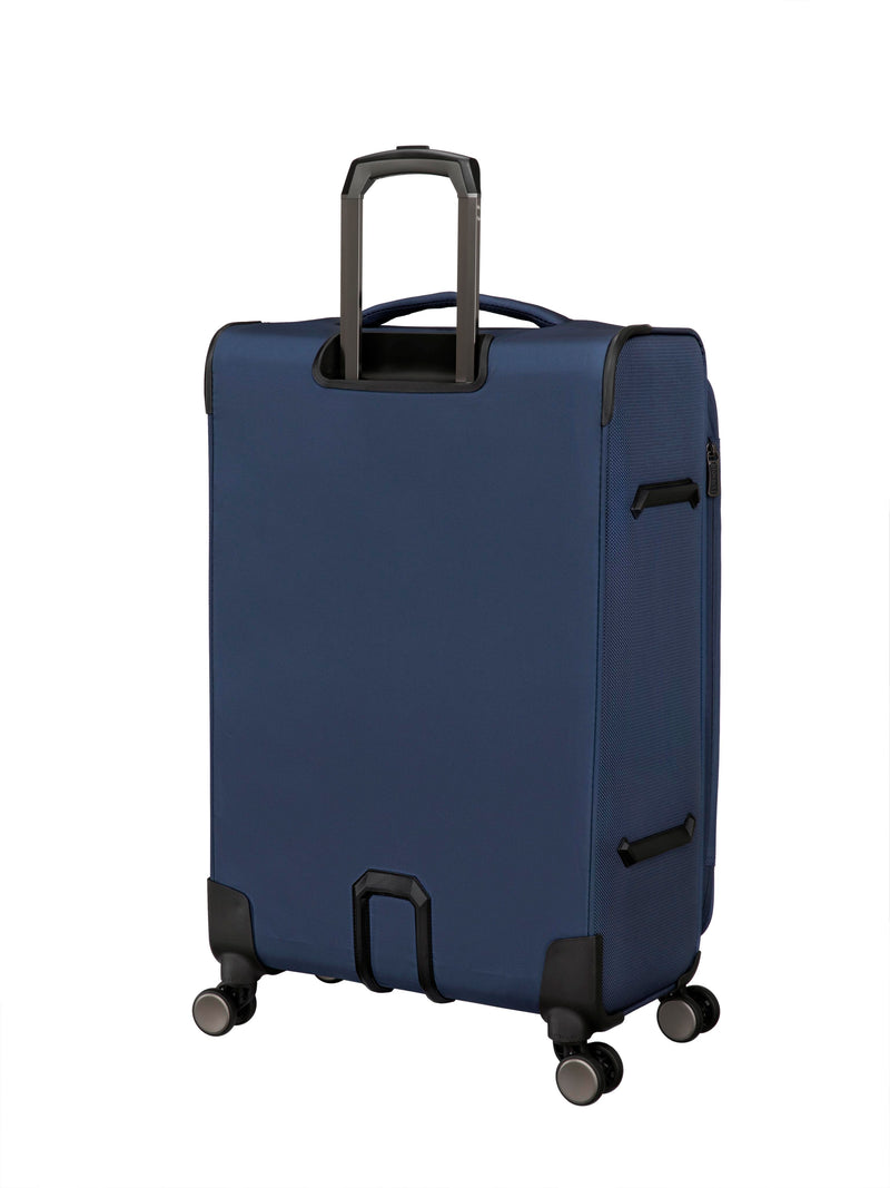 Teleported 22" Softside Carry-On 8 Wheel Semi Expandable Spinner (Indigo Night)