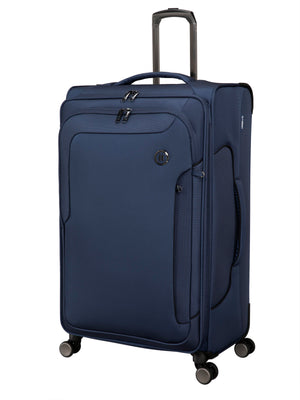 Teleported 32" Softside Checked 8 Wheel Expandable Spinner (Indigo Night)