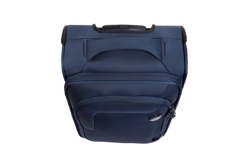 Teleported 22" Softside Carry-On 8 Wheel Semi Expandable Spinner (Indigo Night)