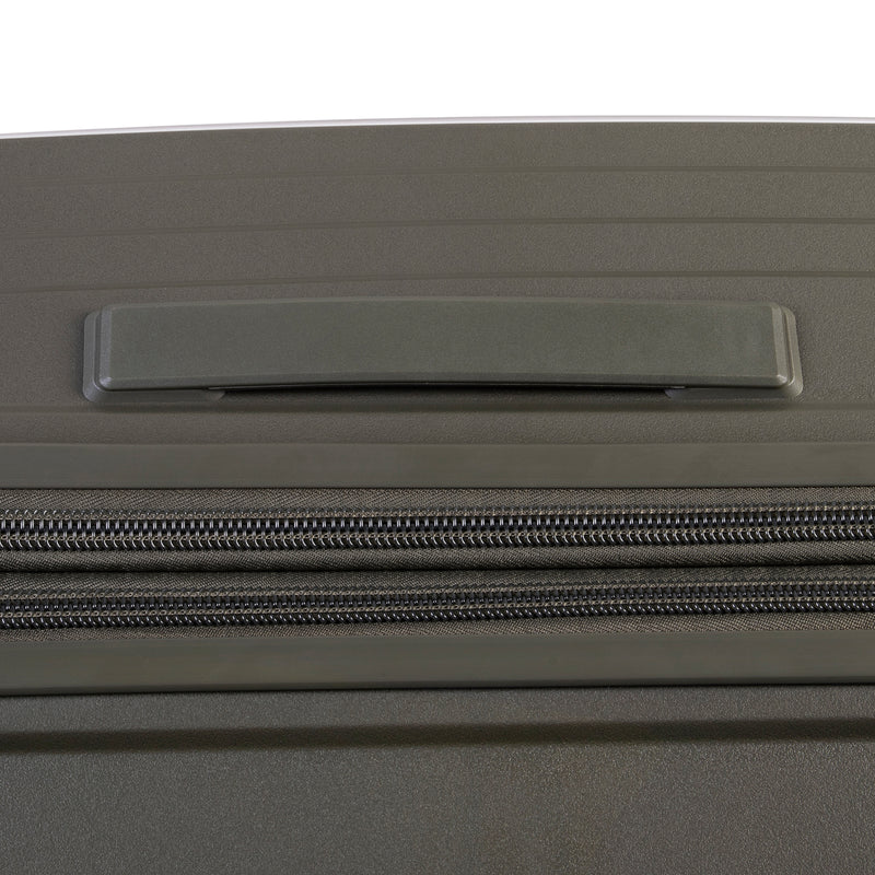 CLOSEOUT - Spontaneous 31" Hardside Checked 8 Wheel Expandable Spinner (Olive Night)