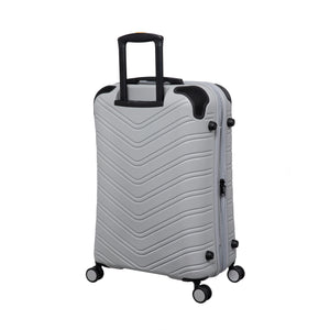 BRITBAG Drayton 32" Hardside Checked 8 Wheel Expandable Spinner (Lunar Grey)