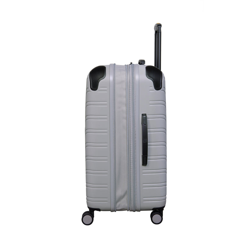 BRITBAG Drayton 3 Piece Hardside 8 Wheel Expandable Spinner Set (Lunar Grey)