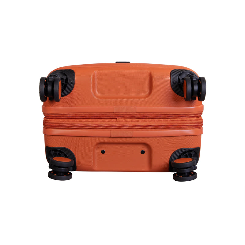 BRITBAG Drayton 32" Hardside Checked 8 Wheel Expandable Spinner (Burnt Orange)
