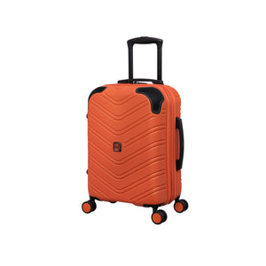 BRITBAG Drayton 3 Piece Hardside 8 Wheel Expandable Spinner Set (Burnt Orange)