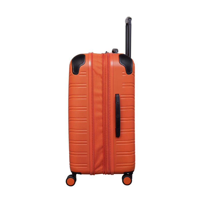 BRITBAG Drayton 32" Hardside Checked 8 Wheel Expandable Spinner (Burnt Orange)