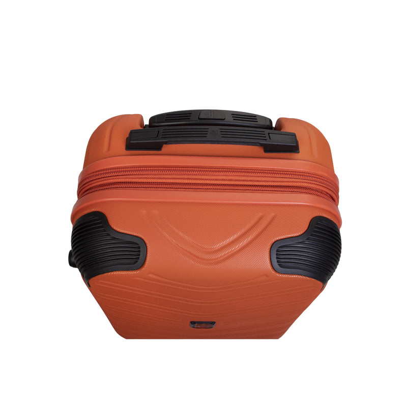 BRITBAG Drayton 32" Hardside Checked 8 Wheel Expandable Spinner (Burnt Orange)
