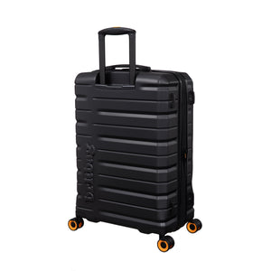 BRITBAG Congaree 31" Hardside Checked 8 Wheel Expandable Spinner (Black)