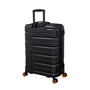 BRITBAG Congaree 27" Hardside Checked 8 Wheel Expandable Spinner (Black)