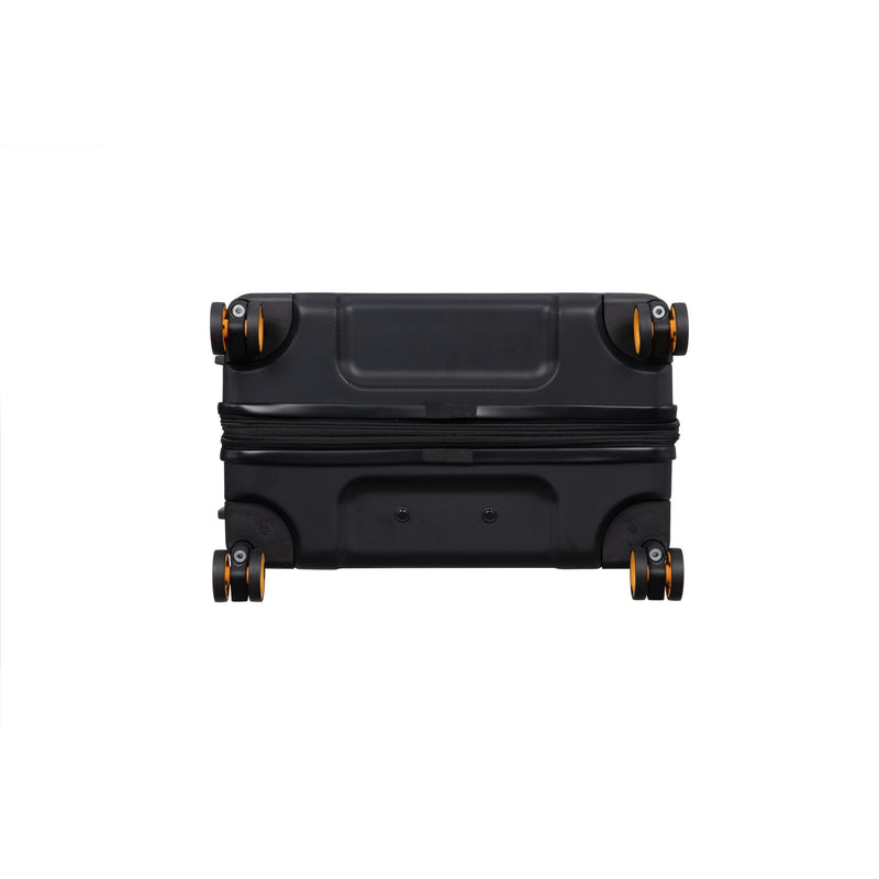 BRITBAG Congaree 27" Hardside Checked 8 Wheel Expandable Spinner (Black)