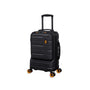 BRITBAG Congaree 3 Piece Hardside 8 Wheel Expandable Spinner Set (Black)