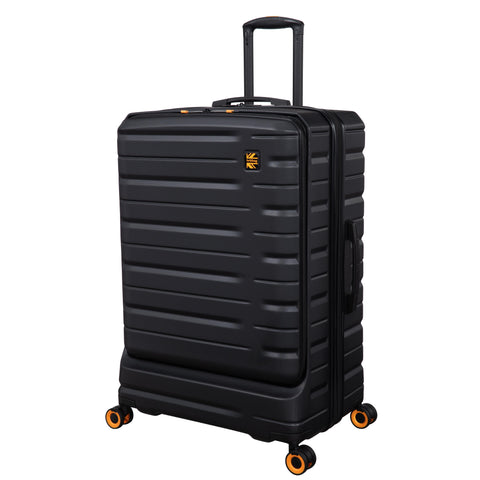 BRITBAG Congaree 31" Hardside Checked 8 Wheel Expandable Spinner (Black)