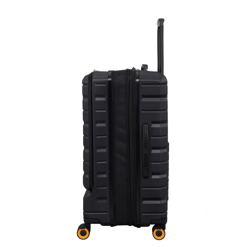BRITBAG Congaree 27" Hardside Checked 8 Wheel Expandable Spinner (Black)