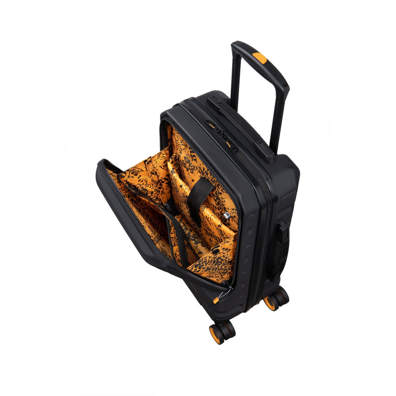 BRITBAG Congaree 27" Hardside Checked 8 Wheel Expandable Spinner (Black)