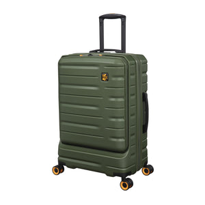 BRITBAG Congaree 27" Hardside Checked 8 Wheel Expandable Spinner (Rifle Green)