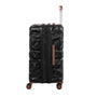 BRITBAG Okavango 28" Hardside Checked 8 Wheel Expandable Spinner (Black)