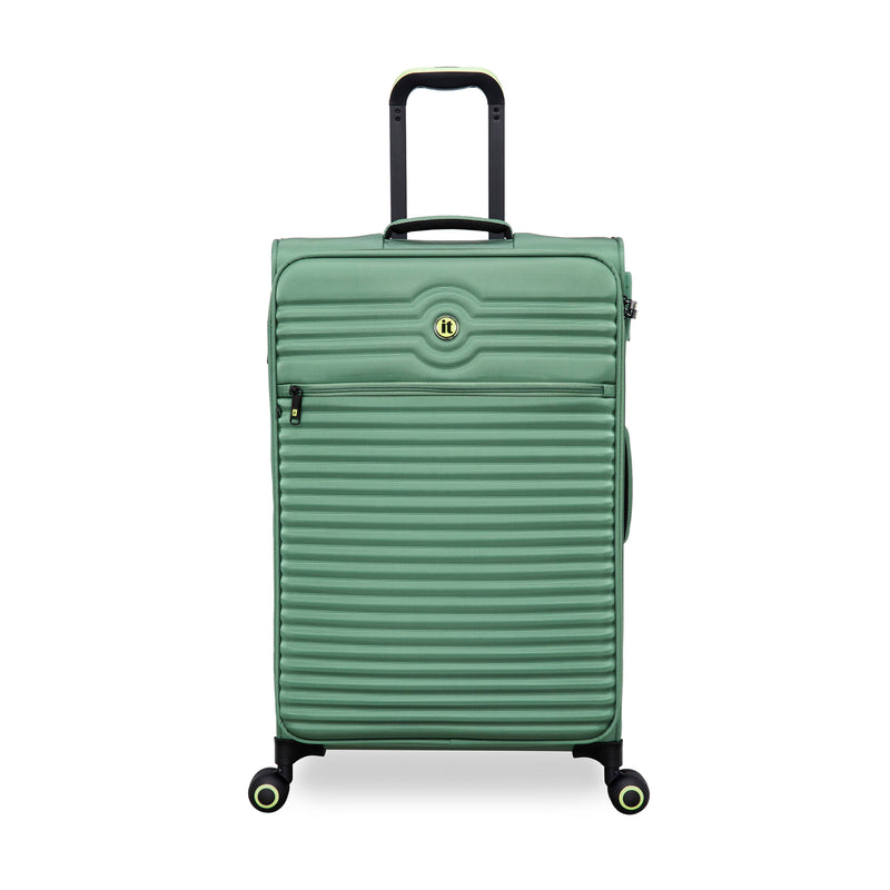 Circulator 28" Softside Checked 8 Wheel Expandable Spinner (Hedge Green)