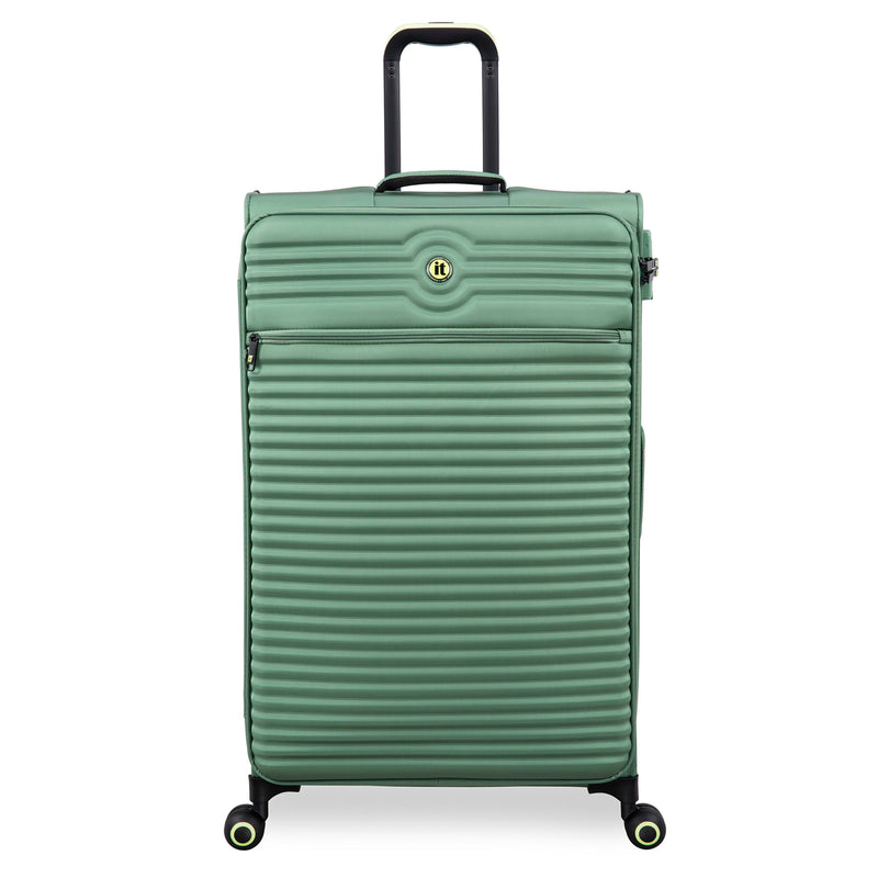 Circulator 32" Softside Checked 8 Wheel Expandable Spinner (Hedge Green)